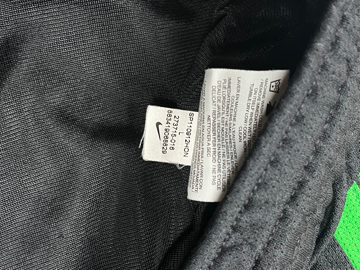 Pantalon de survêtement Nike vintage années 2000 "Noir/Vert" (L)