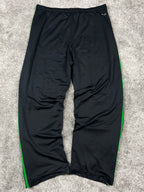 Pantalon de survêtement Nike vintage années 2000 "Noir/Vert" (L)
