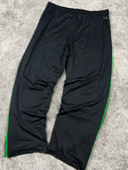 Pantalon de survêtement Nike vintage années 2000 "Noir/Vert" (L)