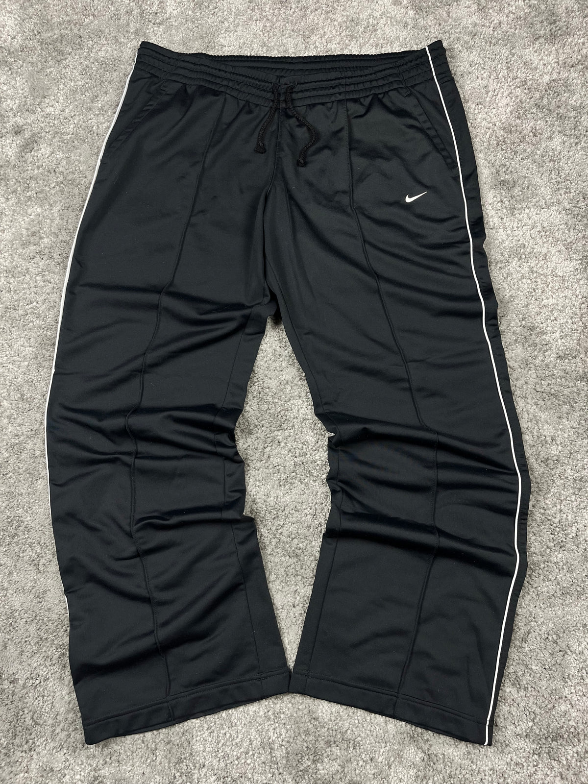 Nike Trackpant Vintage 2000s "Black/White" (XL)