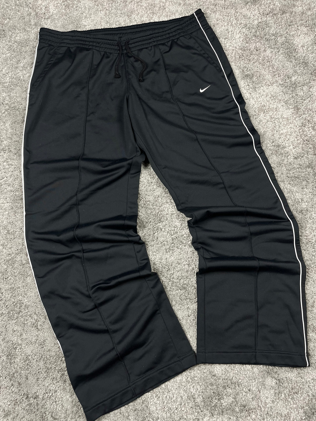 Nike Trackpant Vintage 2000s "Black/White" (XL)