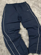 Pantalon de survêtement Nike vintage années 2000 "Bleu marine/Blanc" (M)