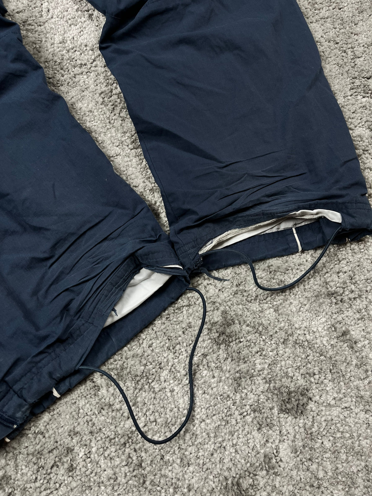 Pantalon de survêtement Nike vintage années 2000 "Bleu marine/Blanc" (M)