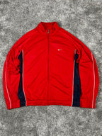 Veste de survêtement Nike vintage années 2000 "Rouge/Bleu marine/Blanc" (M)