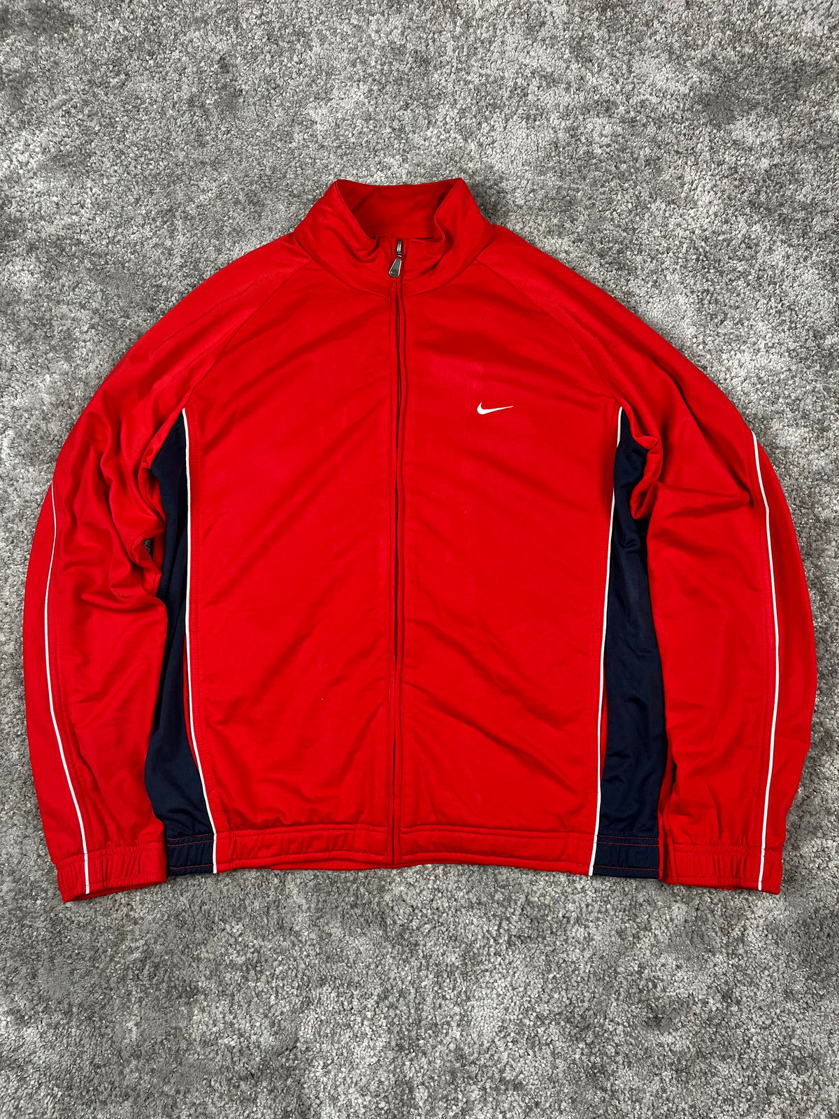 Nike TrackJacket Vintage 2000s "Red/Navy/White" (M)