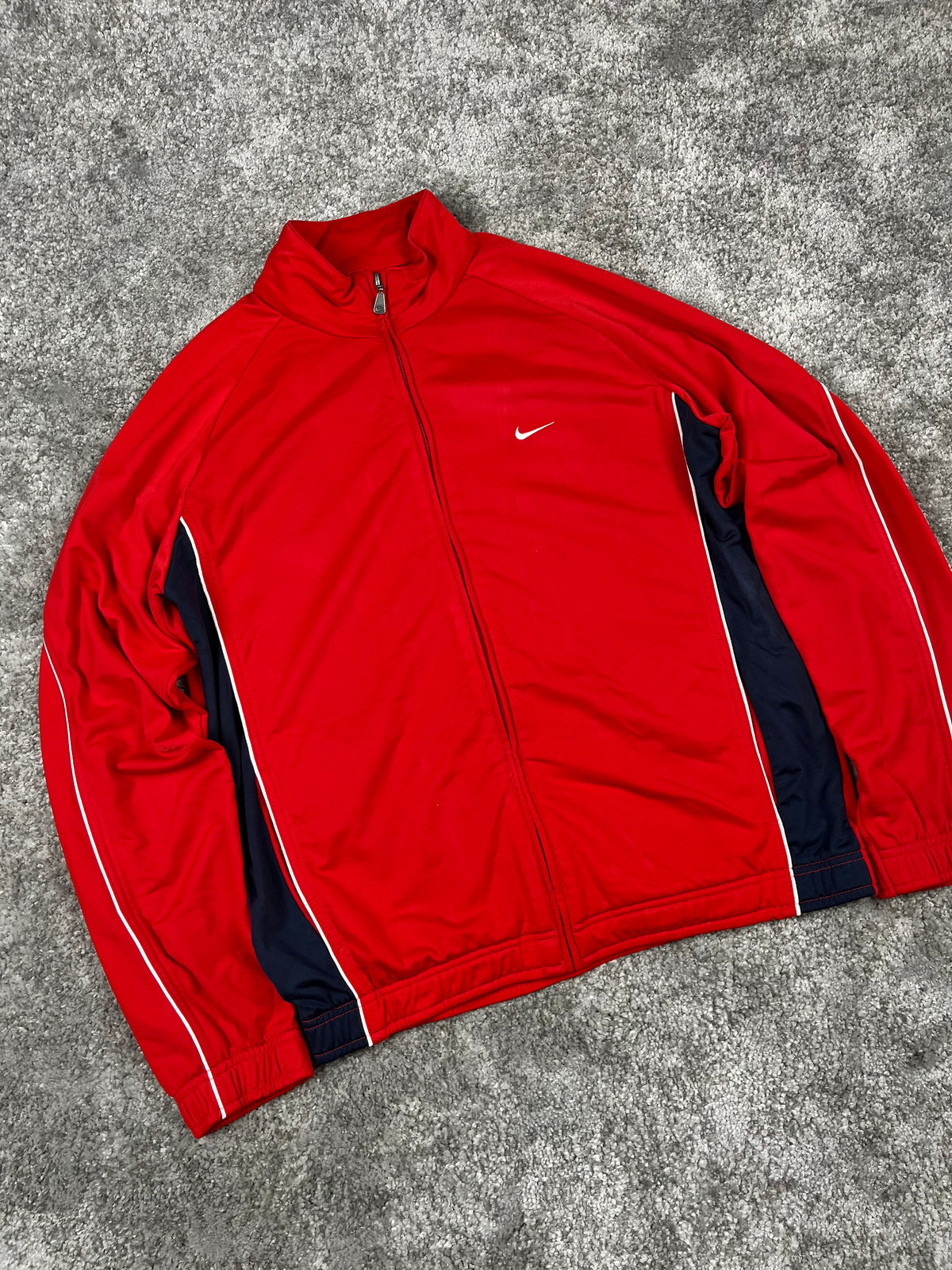 Nike TrackJacket Vintage 2000s "Red/Navy/White" (M)