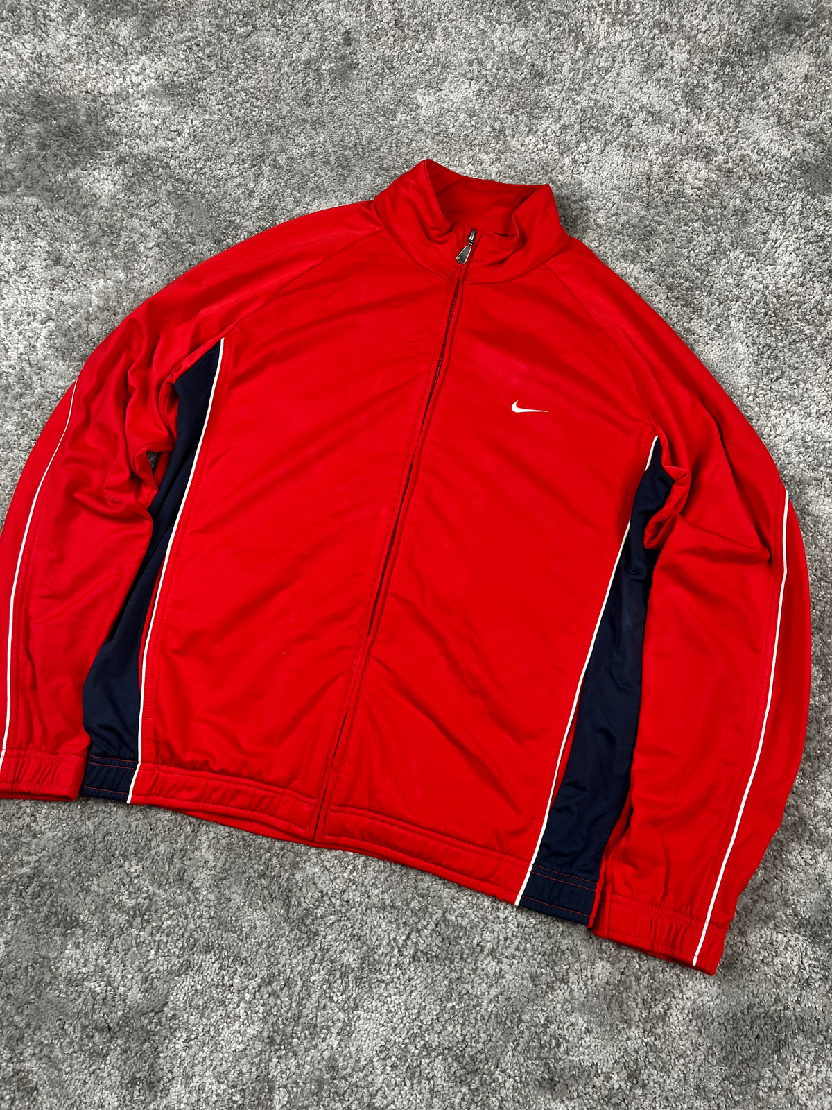 Nike TrackJacket Vintage 2000s "Red/Navy/White" (M)