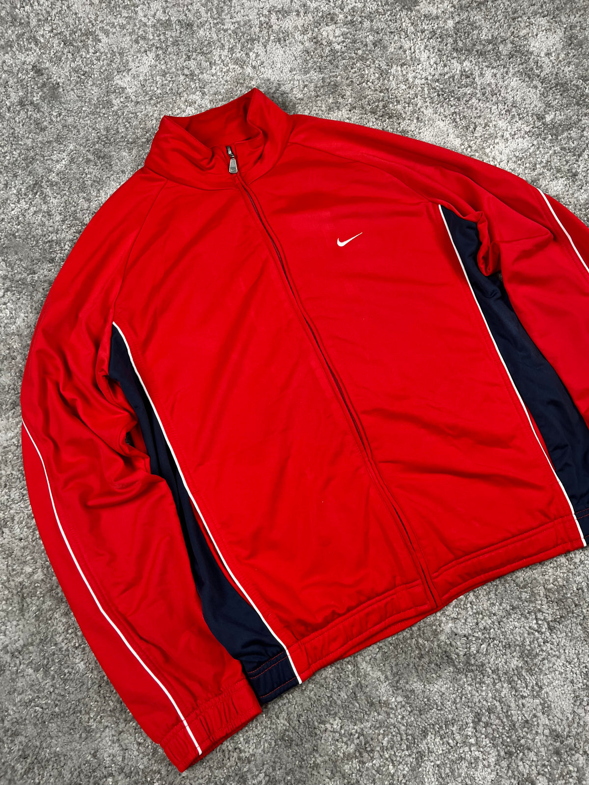 Nike TrackJacket Vintage 2000s "Red/Navy/White" (M)