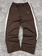 Survêtement Nike vintage années 2000 « Marron/Beige » (M)