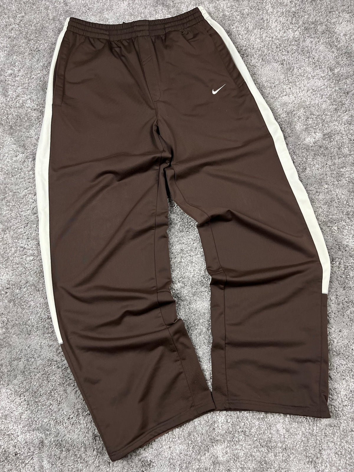 Survêtement Nike vintage années 2000 « Marron/Beige » (M)
