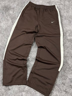 Survêtement Nike vintage années 2000 « Marron/Beige » (M)