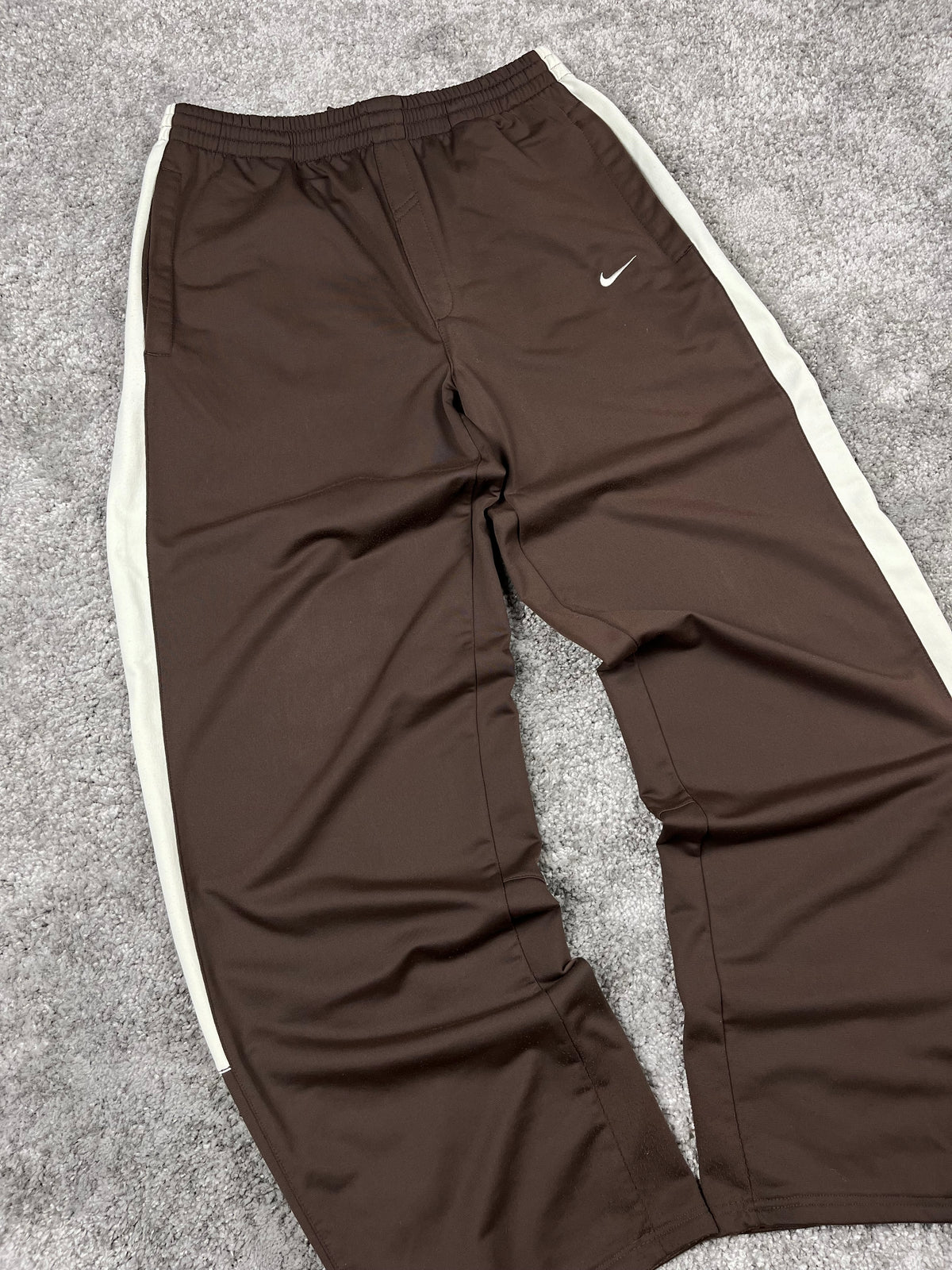 Survêtement Nike vintage années 2000 « Marron/Beige » (M)