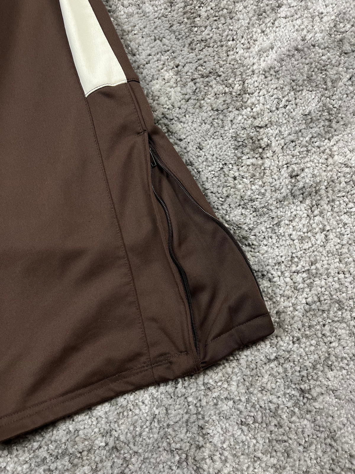 Survêtement Nike vintage années 2000 « Marron/Beige » (M)