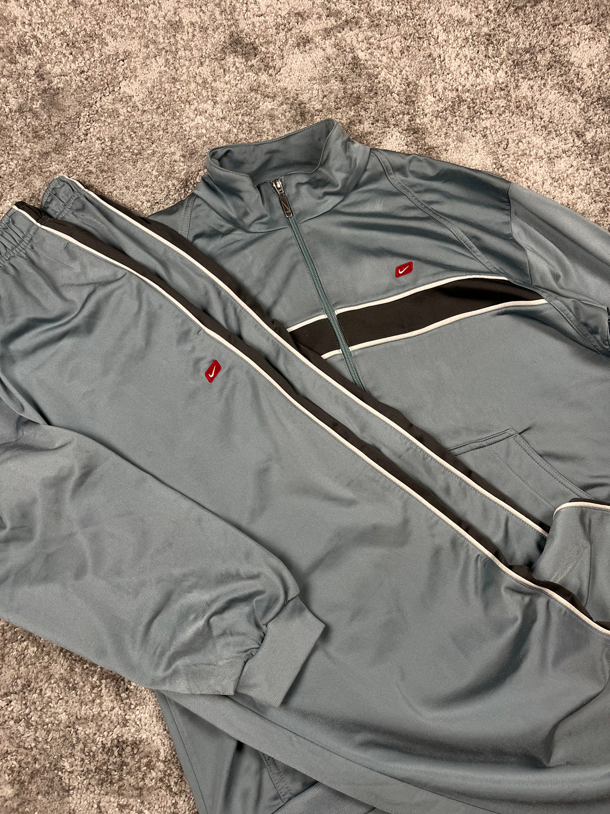 Nike Tracksuit Vintage 2000s "slate blue" (XL)