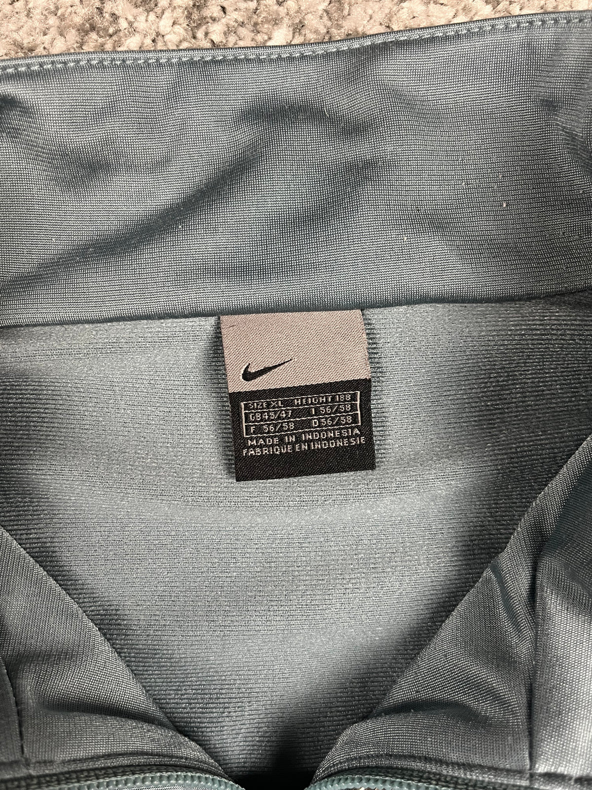 Chándal Nike vintage años 2000 "azul pizarra" (XL)