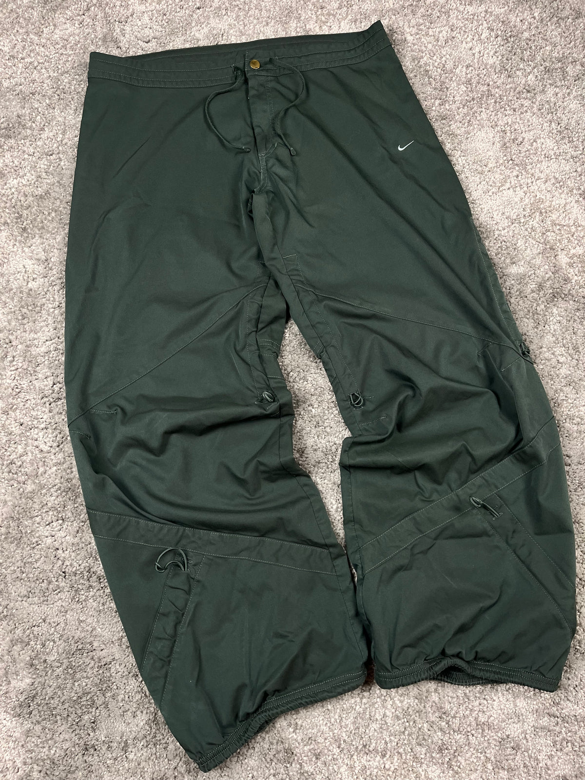 Pantalon de survêtement vintage Nike années 2000 "Vert/Blanc" (S)
