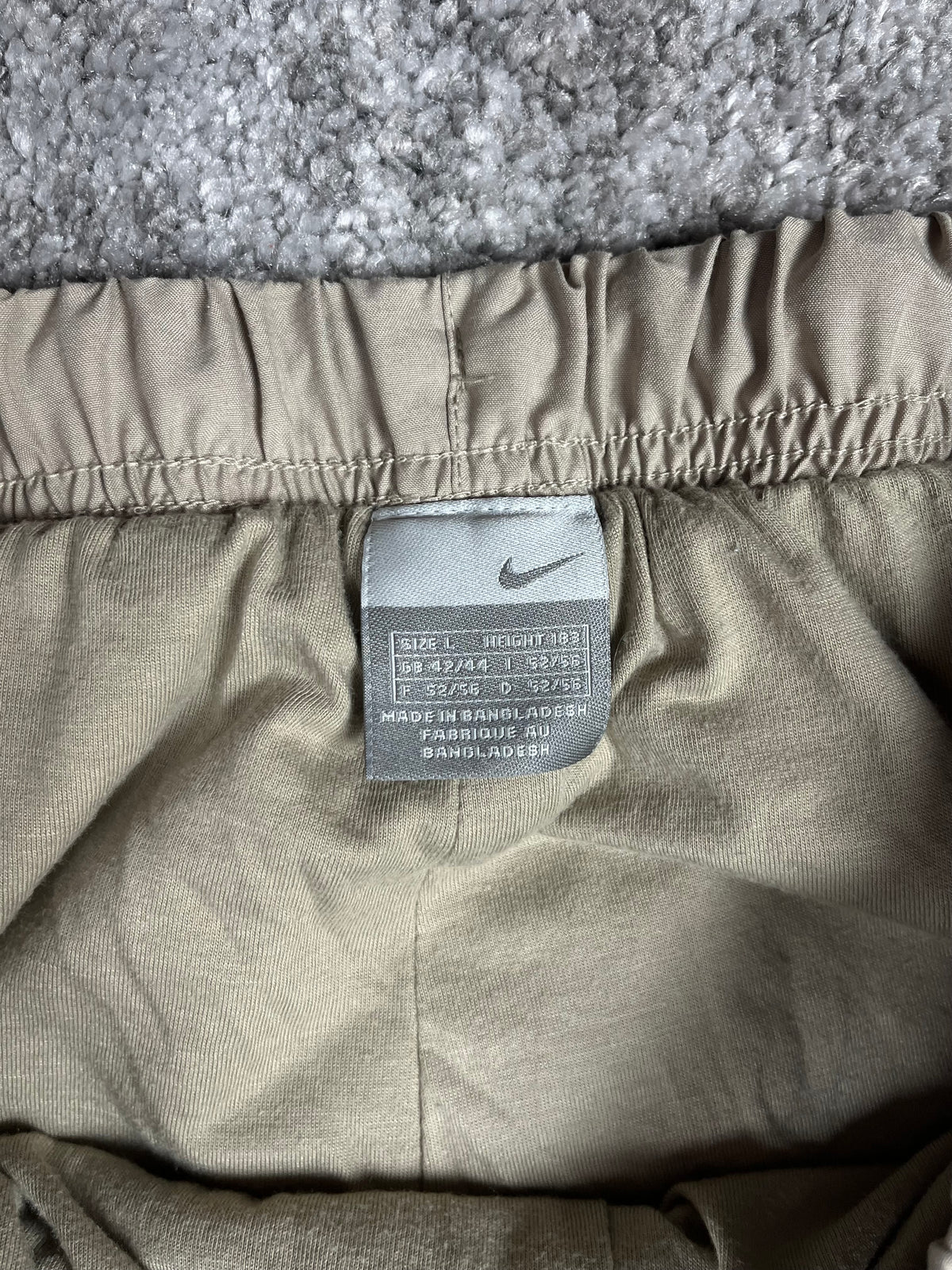 Pantalón de chándal Nike Vintage años 2000 "Beige/Blanco" (G)