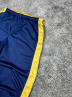 Pantalon de survêtement Nike vintage années 2000 "Bleu marine/Jaune" (L)