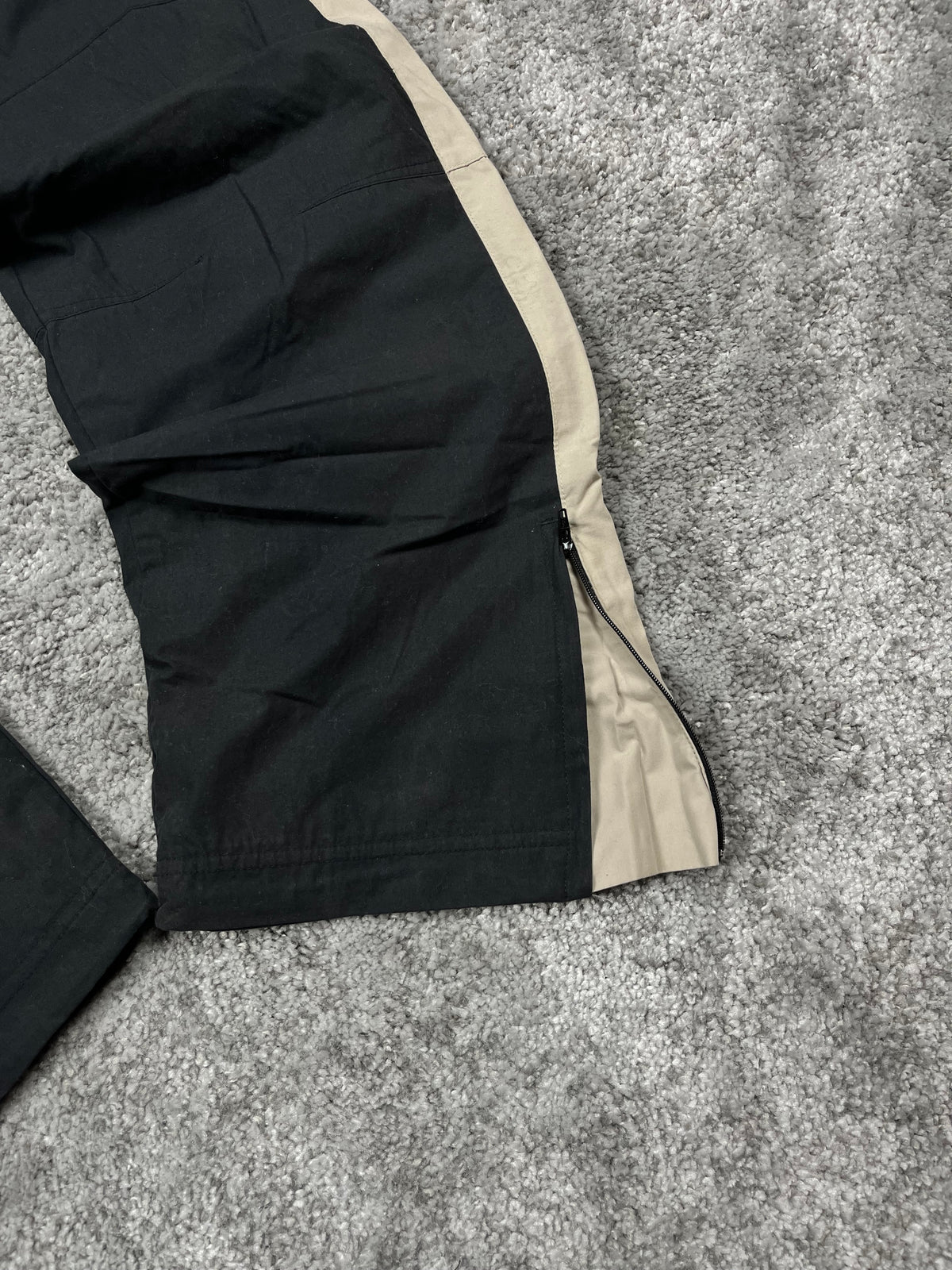 Pantalón de chándal Nike Vintage años 2000 "Negro/Beige" (S)