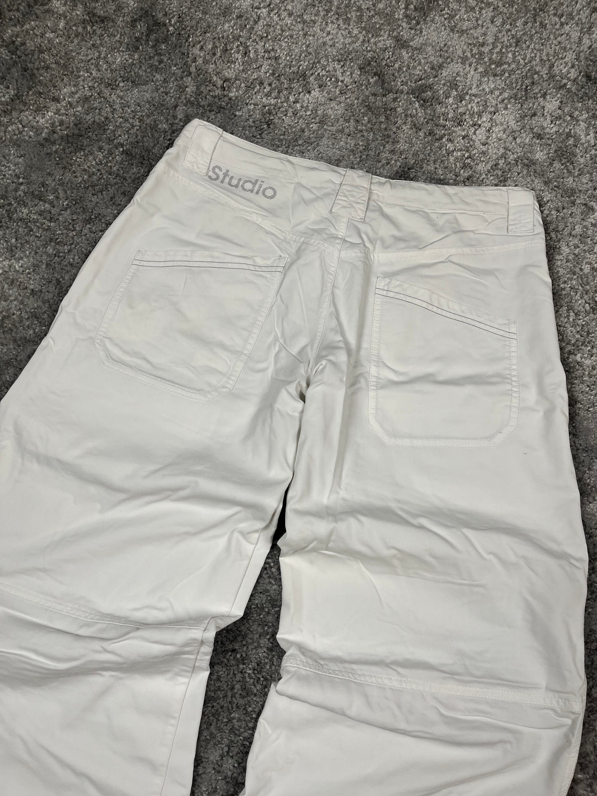 Pantalon de survêtement Nike vintage années 2000 "Blanc" (S)