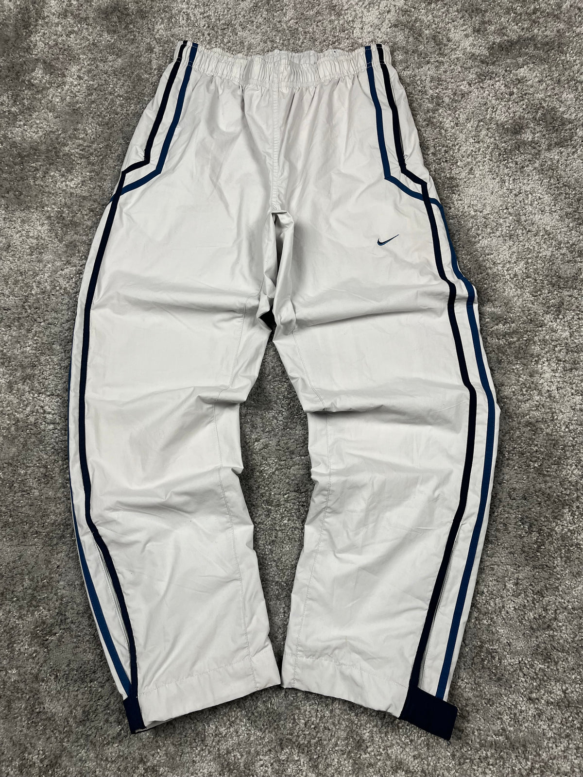 Pantalon de survêtement Nike vintage années 2000 "Blanc/Marine" (M)