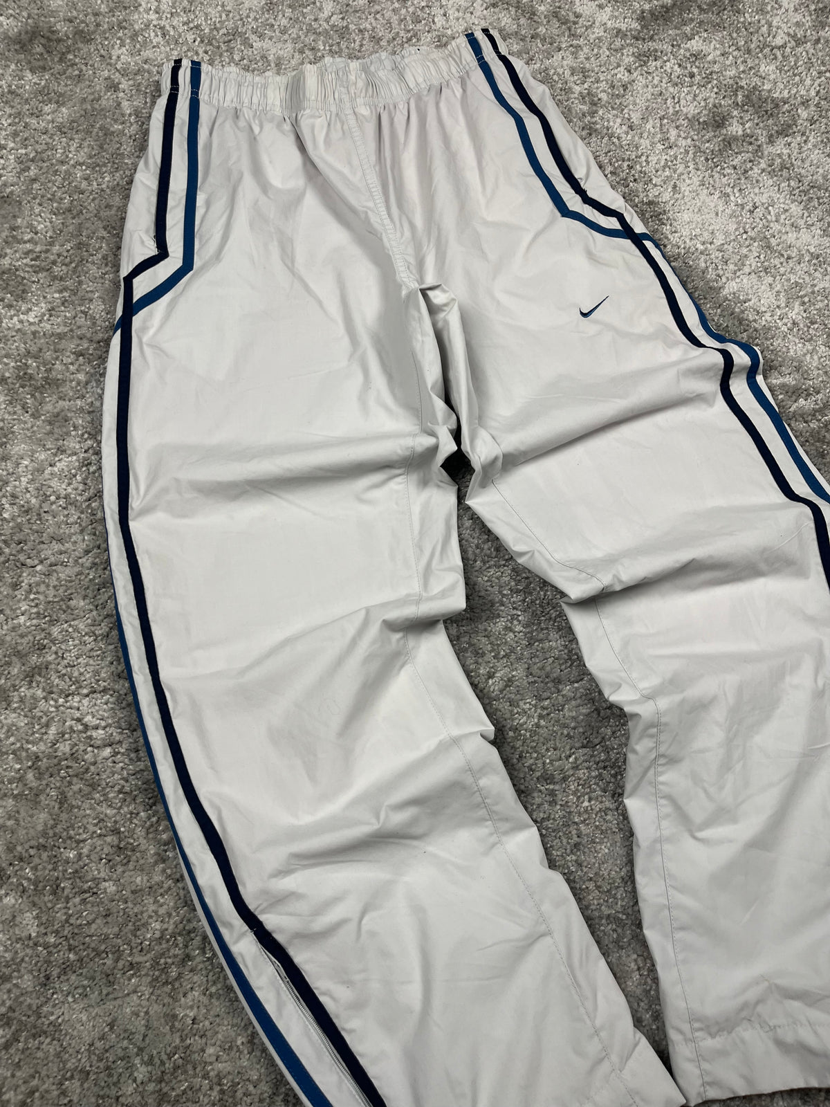 Pantalon de survêtement Nike vintage années 2000 "Blanc/Marine" (M)
