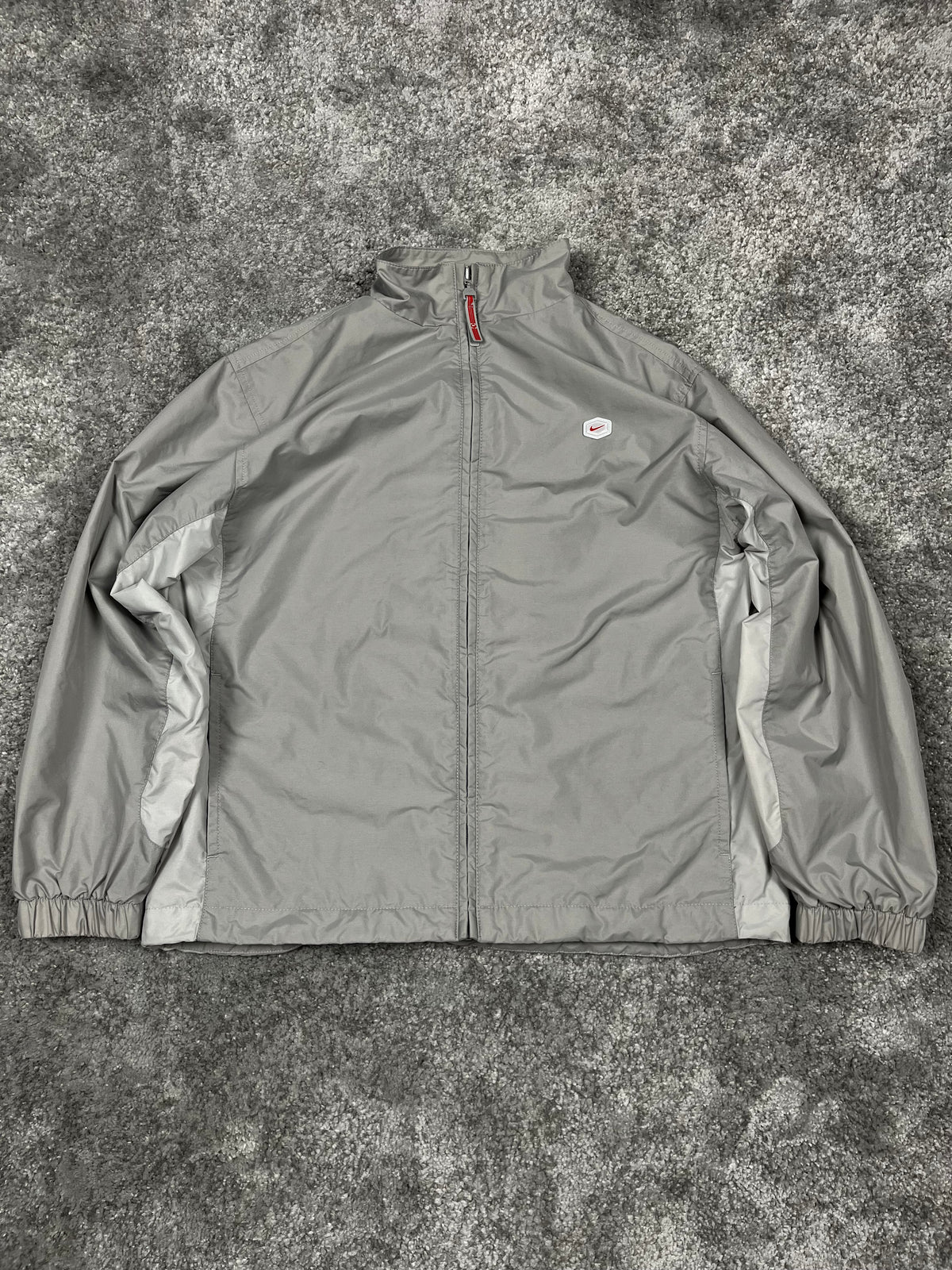 Nike Tracksuit Vintage 2000s "Gray/Red" (S)