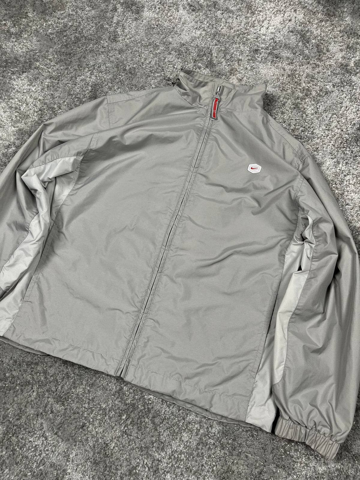 Nike Tracksuit Vintage 2000s "Gray/Red" (S)