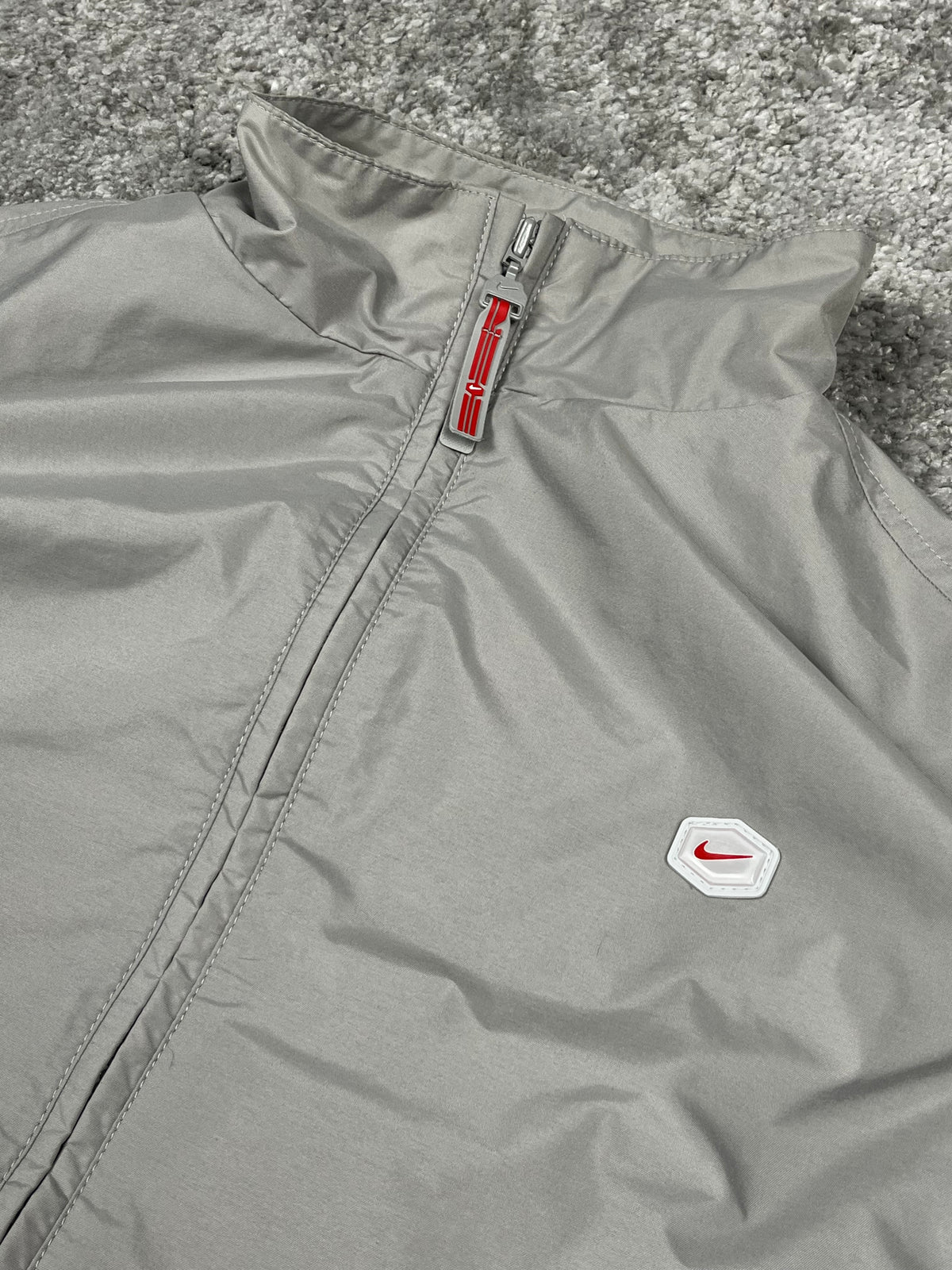 Nike Tracksuit Vintage 2000s "Gray/Red" (S)