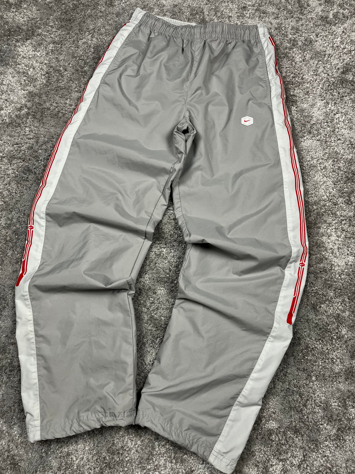 Nike Tracksuit Vintage 2000s "Gray/Red" (S)