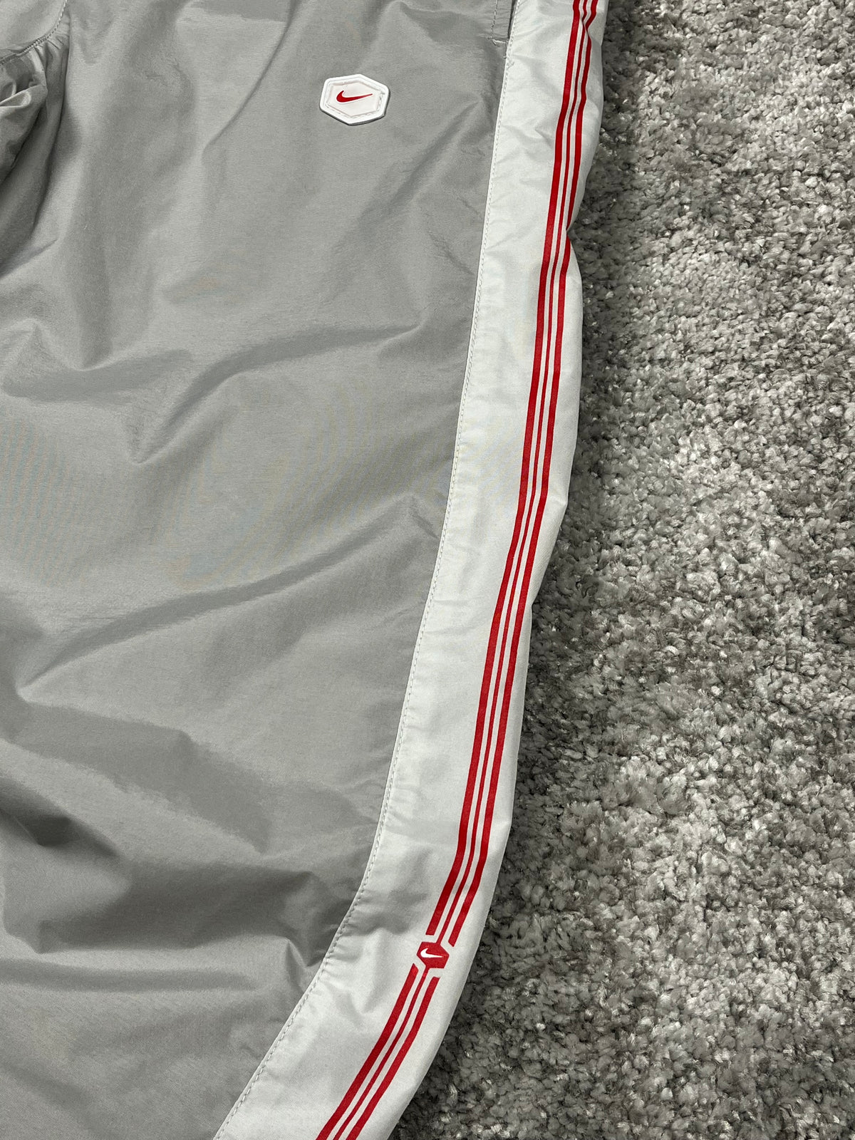 Nike Tracksuit Vintage 2000s "Gray/Red" (S)