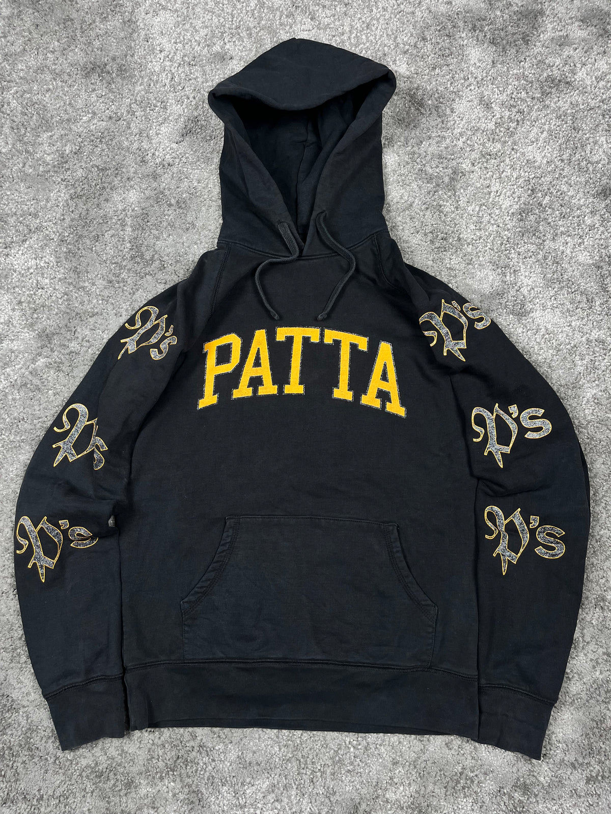 Patta Hoodie Vintage 2000s "Black/Orange" (M)