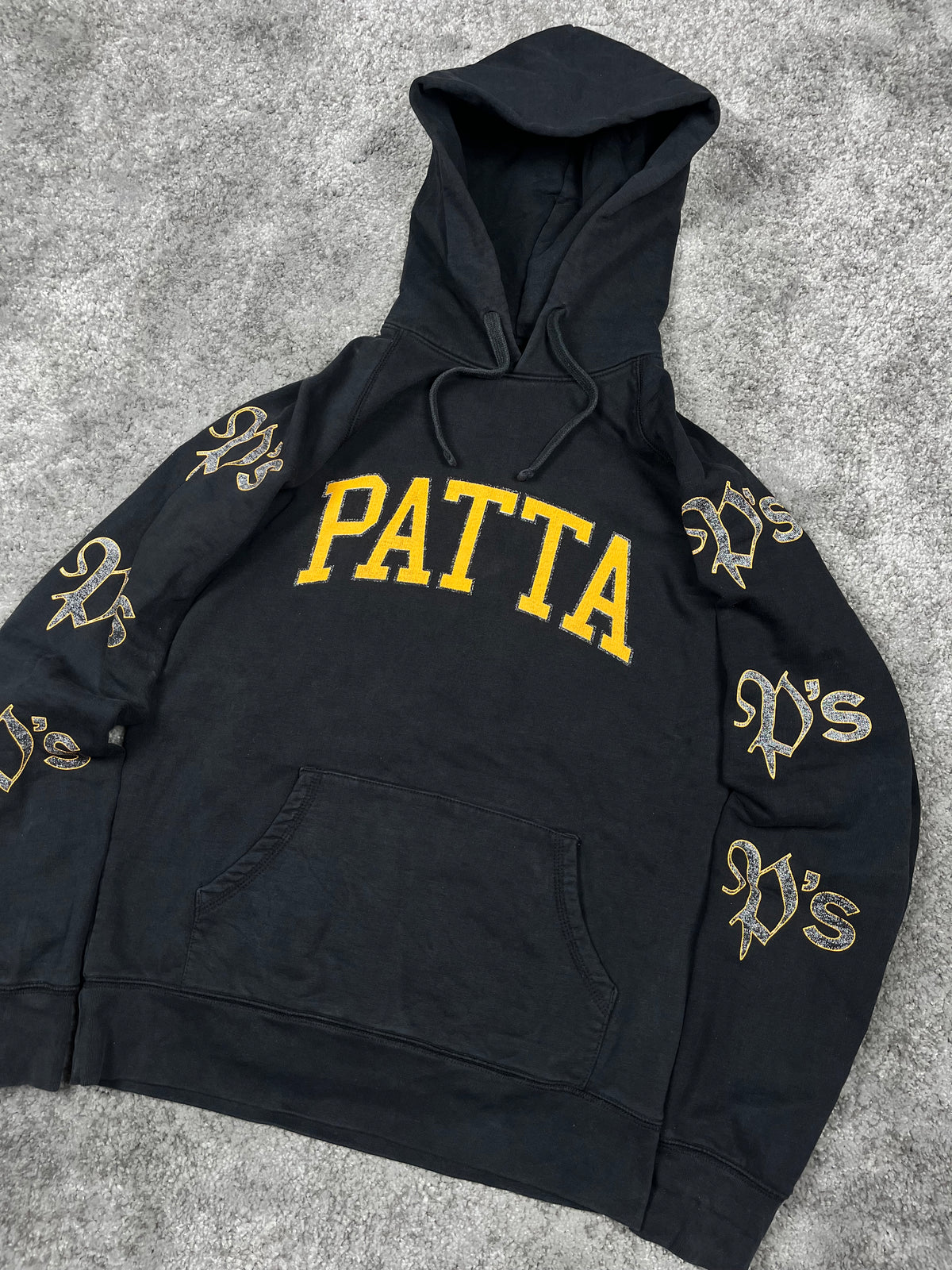 Patta Hoodie Vintage 2000s "Black/Orange" (M)
