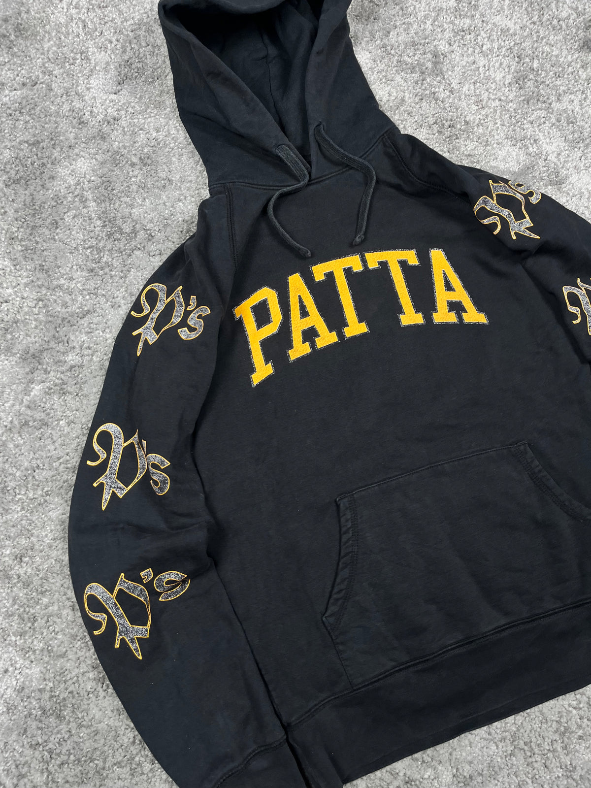 Patta Hoodie Vintage 2000s "Black/Orange" (M)