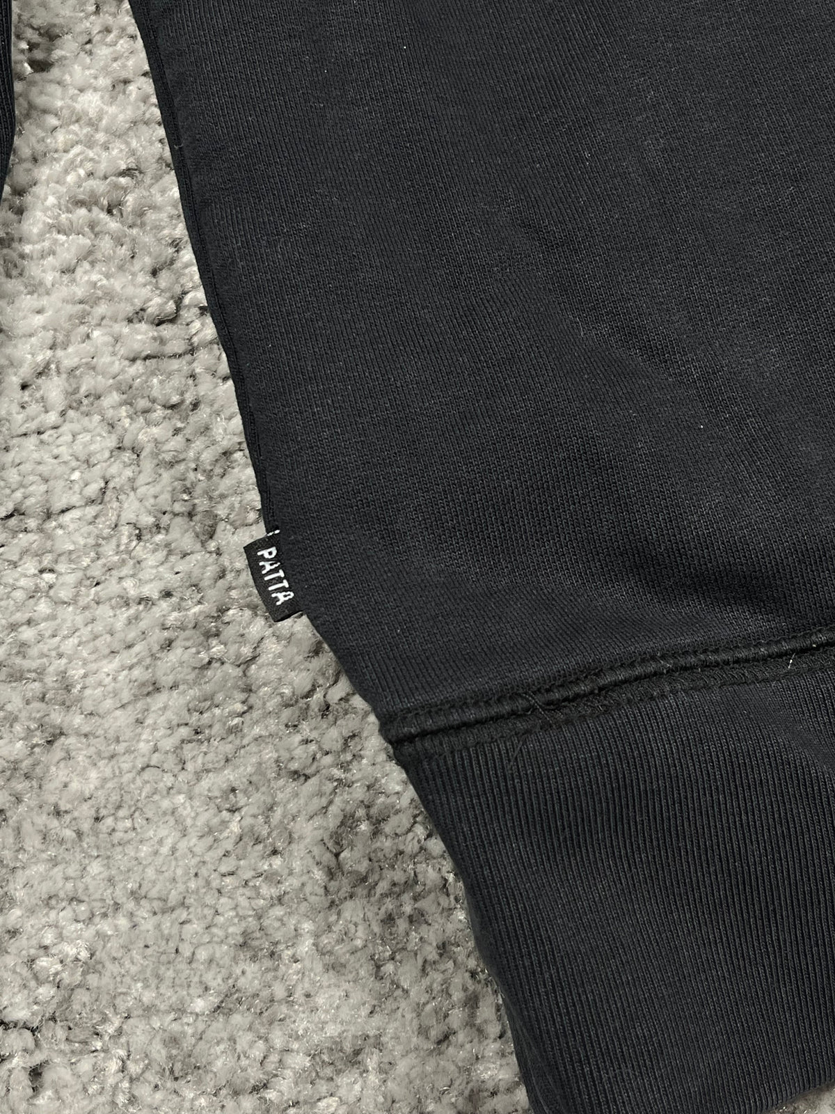 Sweat à capuche Patta vintage des années 2000 "Noir/Orange" (M)