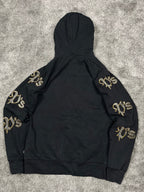 Sweat à capuche Patta vintage des années 2000 "Noir/Orange" (M)
