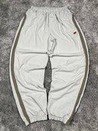Pantalon de survêtement Nike vintage années 2000 "Blanc/Kaki" (XL)