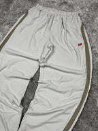 Pantalon de survêtement Nike vintage années 2000 "Blanc/Kaki" (XL)