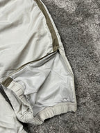Pantalon de survêtement Nike vintage années 2000 "Blanc/Kaki" (XL)