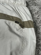 Pantalon de survêtement Nike vintage années 2000 "Blanc/Kaki" (XL)