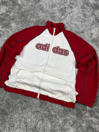 Adidas TrackJacket Vintage 2000s "White/Red" (M)