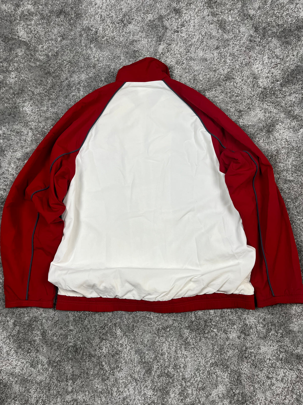 Adidas TrackJacket Vintage 2000s "White/Red" (M)