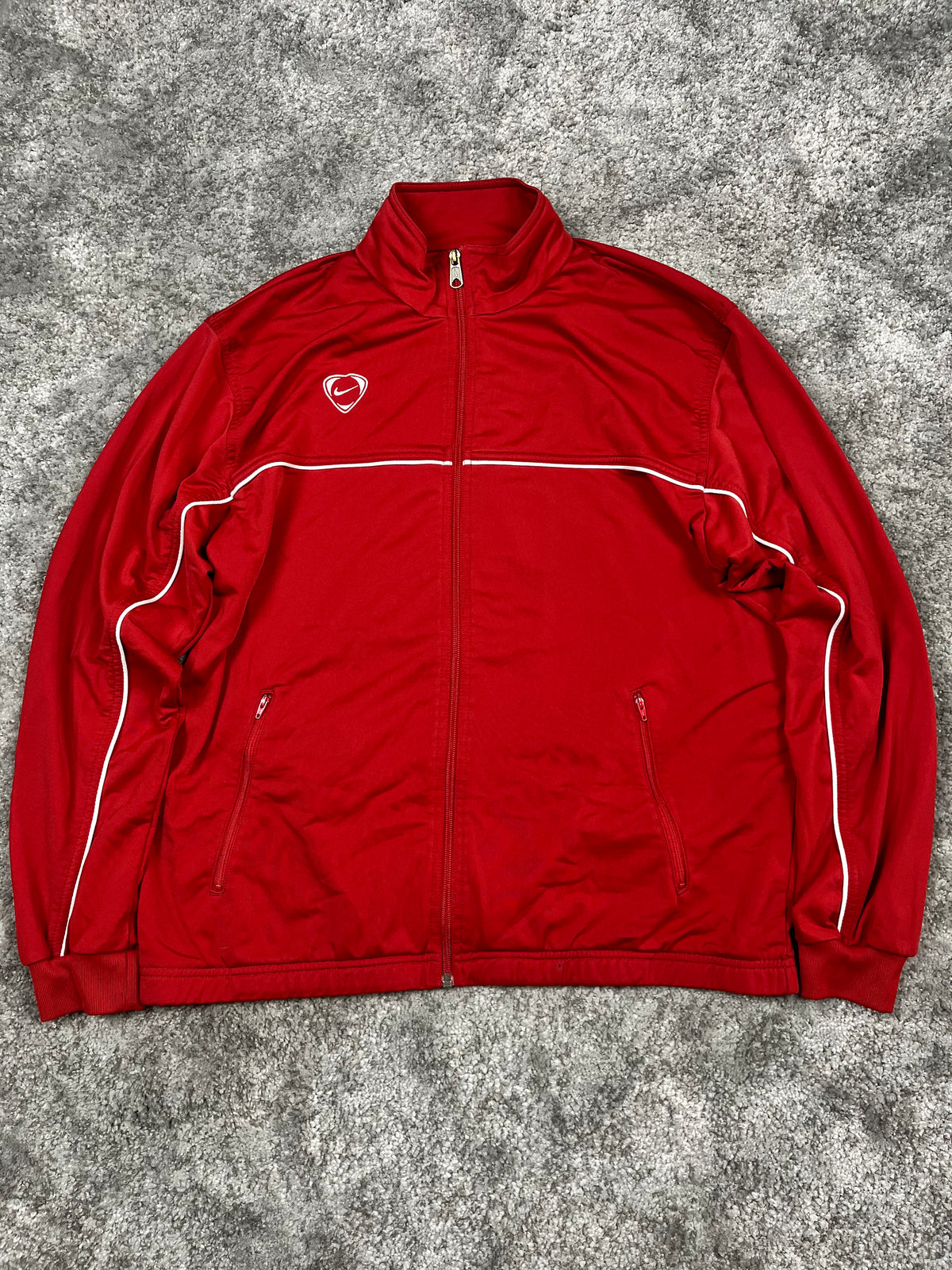 Chaqueta deportiva Nike Vintage años 2000 "Rojo/Blanco" (L)