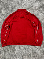Nike TrackJacket Vintage 2000s "Red/White" (L)