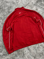 Nike TrackJacket Vintage 2000s "Red/White" (L)