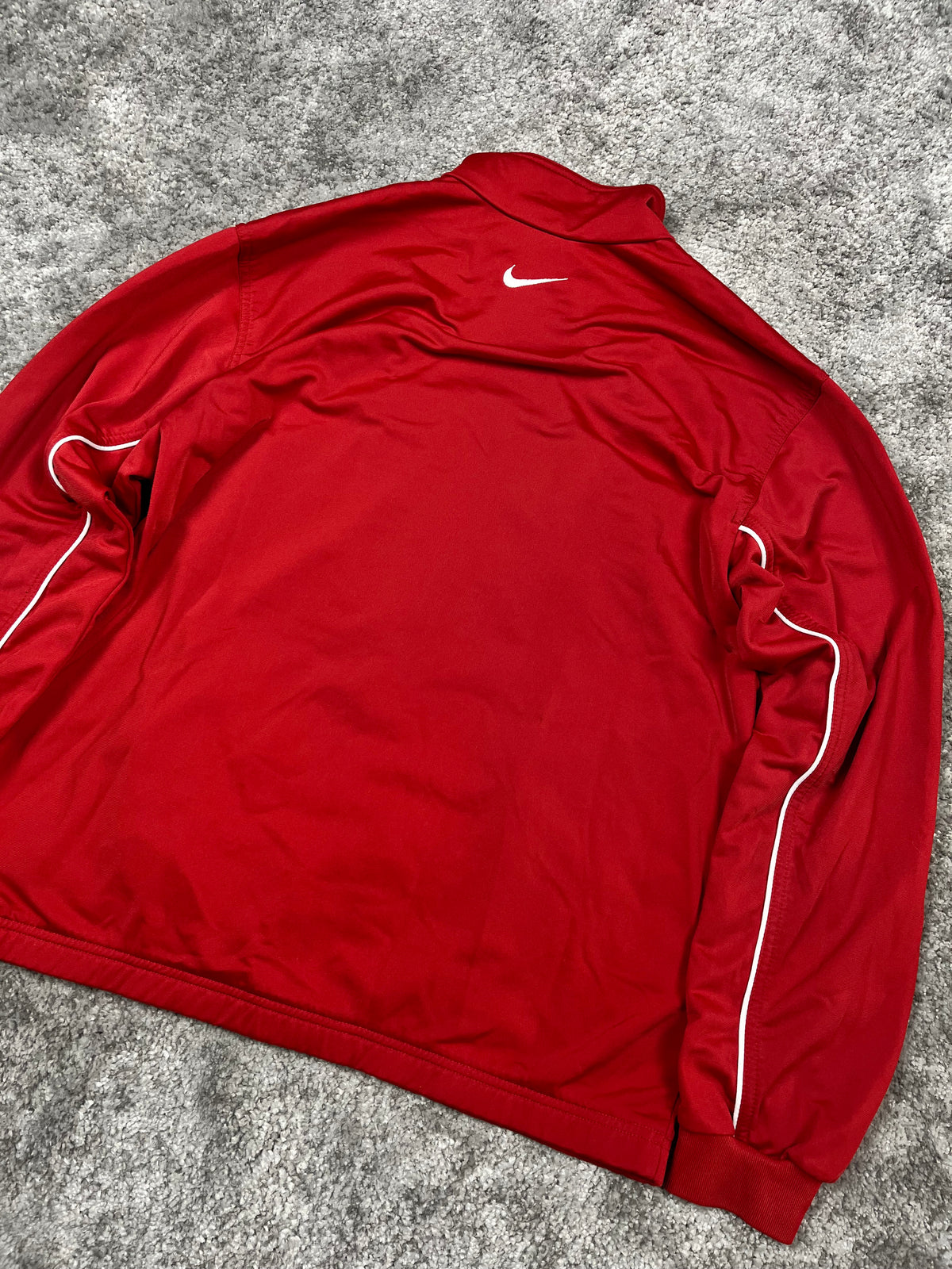 Nike TrackJacket Vintage 2000s "Red/White" (L)