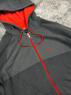 Nike Hoodie Vintage 2000s "Gray/Red (L)