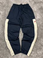 Pantalon de survêtement Nike vintage années 2000 "Bleu marine/Blanc" (M)