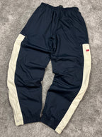 Pantalon de survêtement Nike vintage années 2000 "Bleu marine/Blanc" (M)