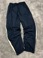 Pantalon de survêtement Nike vintage années 2000 "Bleu marine/Blanc" (M)